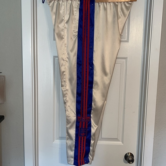 Adidas Original Satin Adibreak Hip hop Street Wear Retro Old School Track Pants - Picture 6 of 10